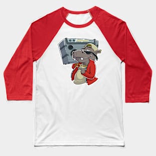 Hip Hippo Baseball T-Shirt